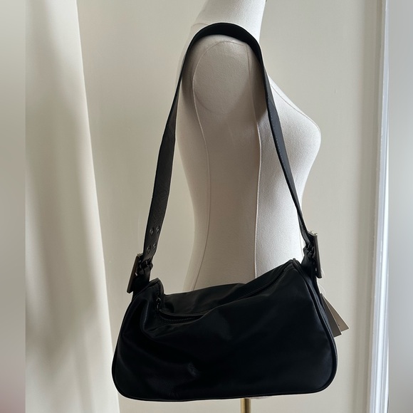 NWT Free People Arm Candy Shoulder Bag - Black - Picture 3 of 14